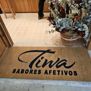 Capacho de fibra de coco para empresas - Inove tapetes