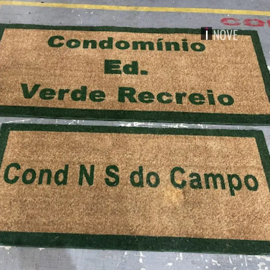 Capacho de fibra de coco para empresas - Inove tapetes