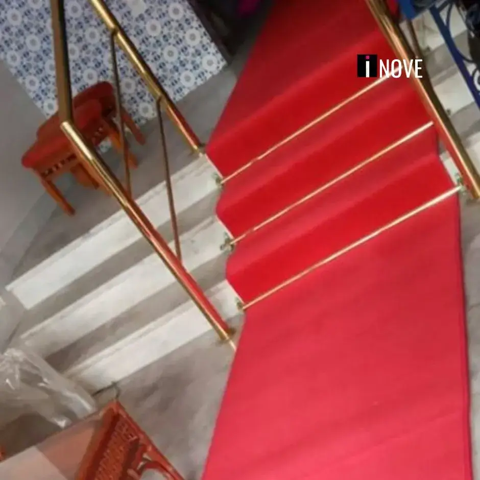 Passadeiras vermelhas carpete - Inove tapetes